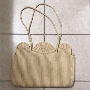 Apprvl NYC Elegant Deco Cream Rope Tote Bag